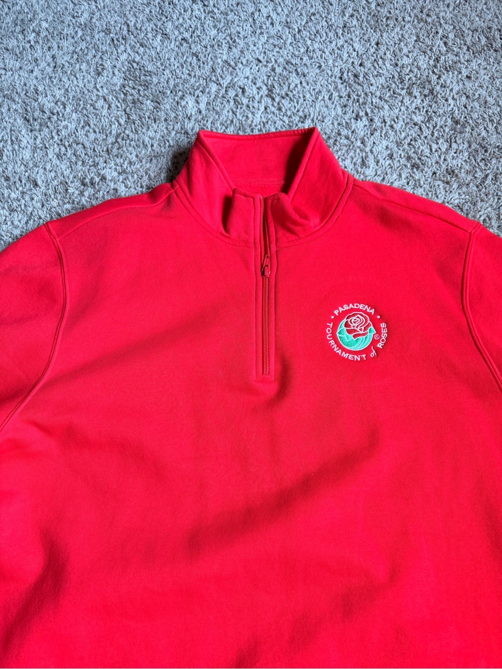 Sport-Tek Pullover Q-Zip Sweatshirt XL Pasadena California Tournament Of Roses